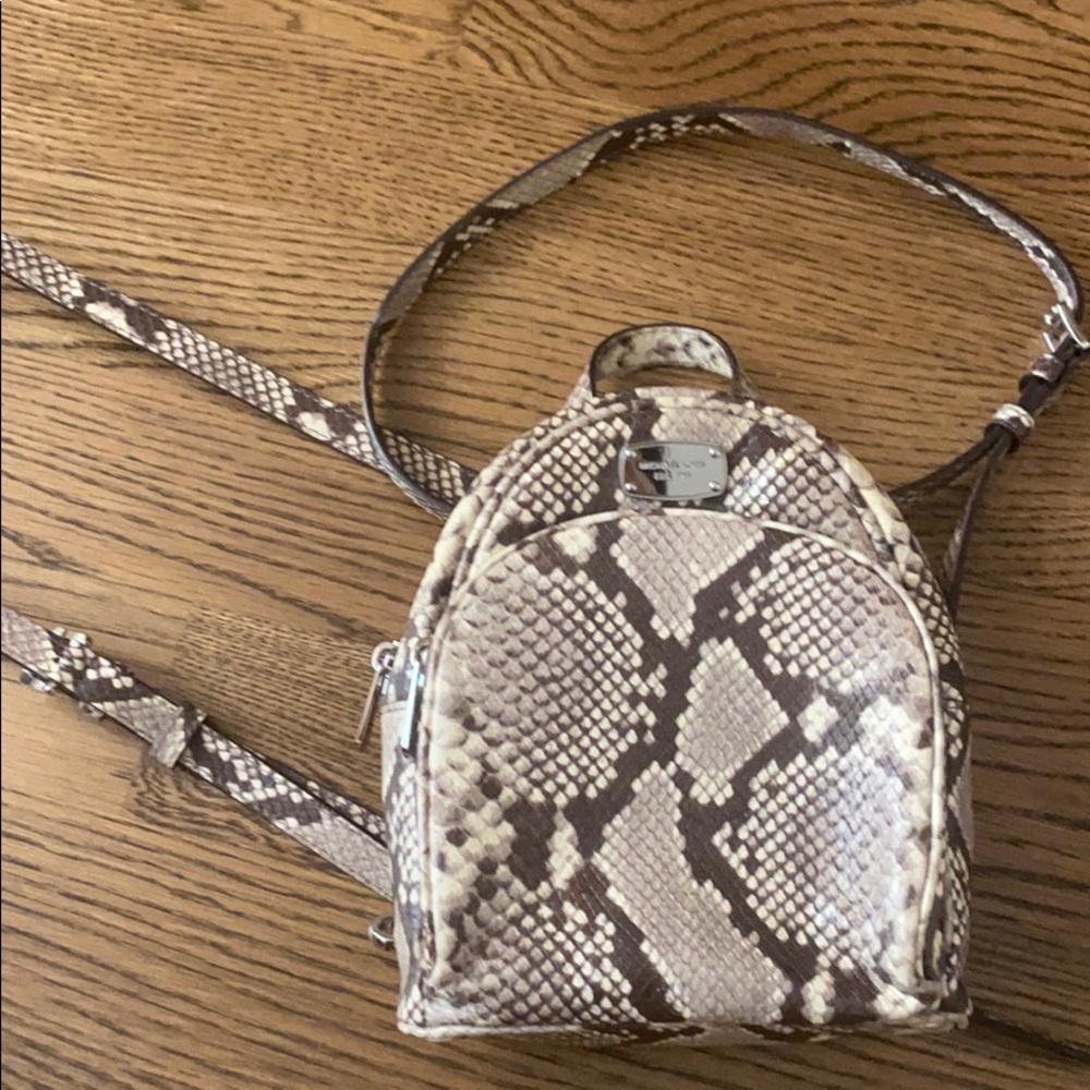 Michael Kors mini backpack bag